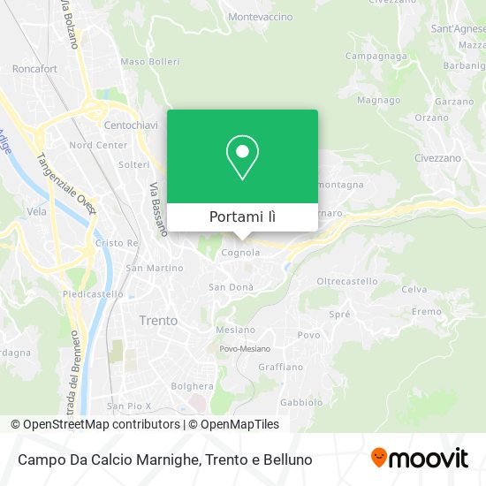 Mappa Campo Da Calcio Marnighe
