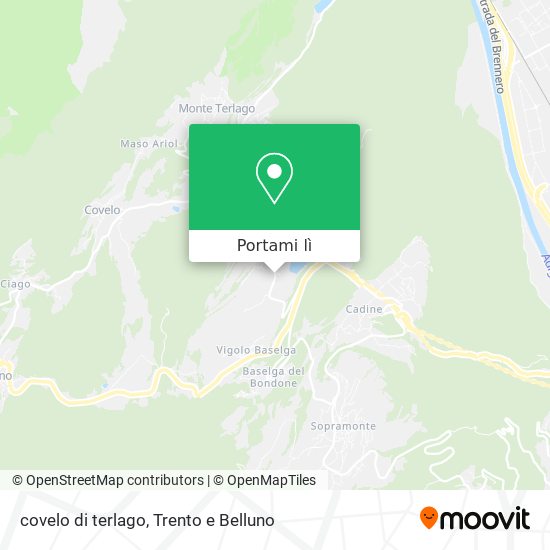 Mappa covelo di terlago