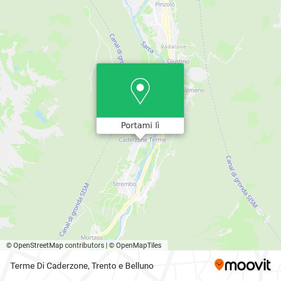 Mappa Terme Di Caderzone