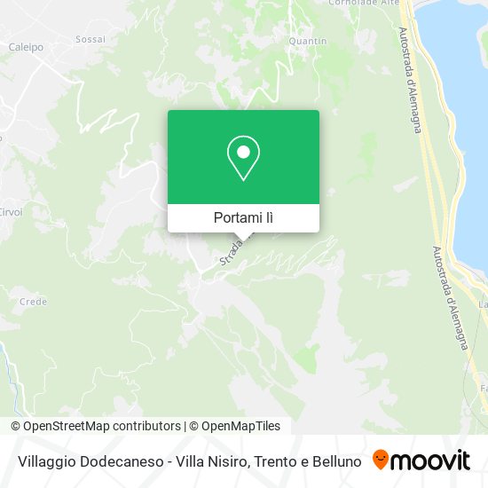 Mappa Villaggio Dodecaneso - Villa Nisiro