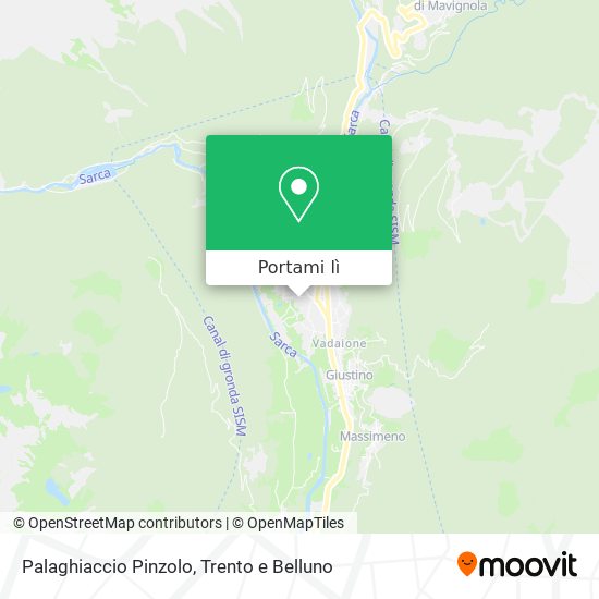 Mappa Palaghiaccio Pinzolo