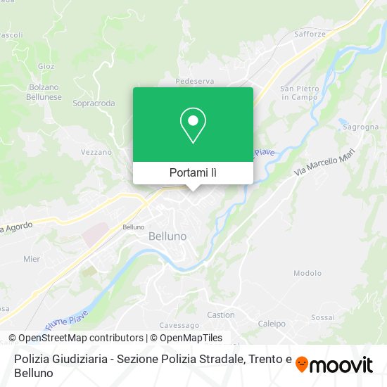 Mappa Polizia Giudiziaria - Sezione Polizia Stradale