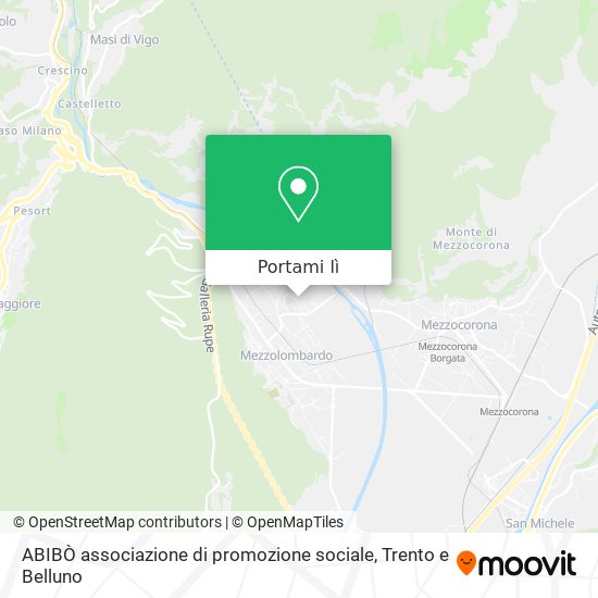 Mappa ABIBÒ associazione di promozione sociale