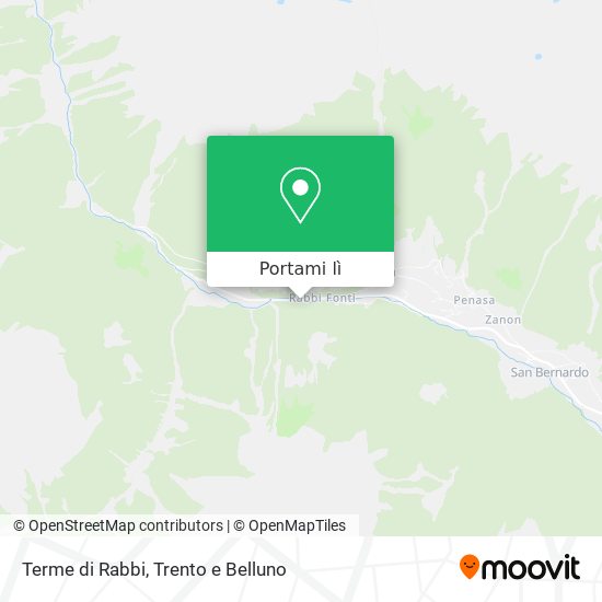 Mappa Terme di Rabbi