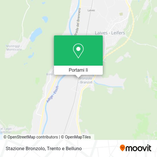 Mappa Stazione Bronzolo