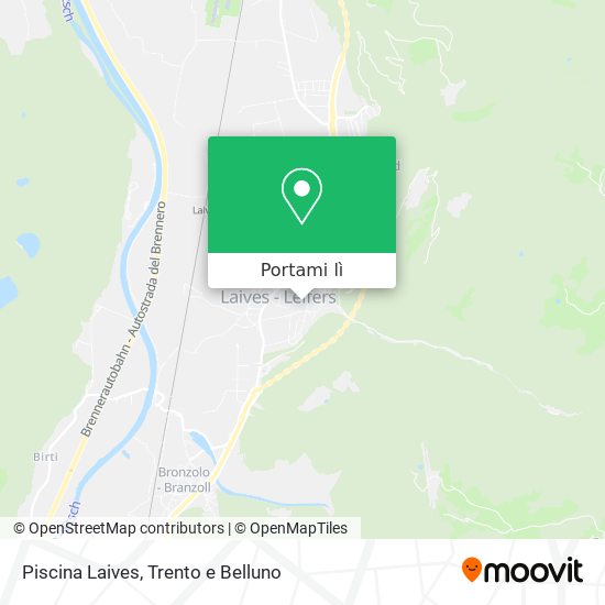 Mappa Piscina Laives