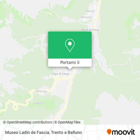 Mappa Museo Ladin de Fascia