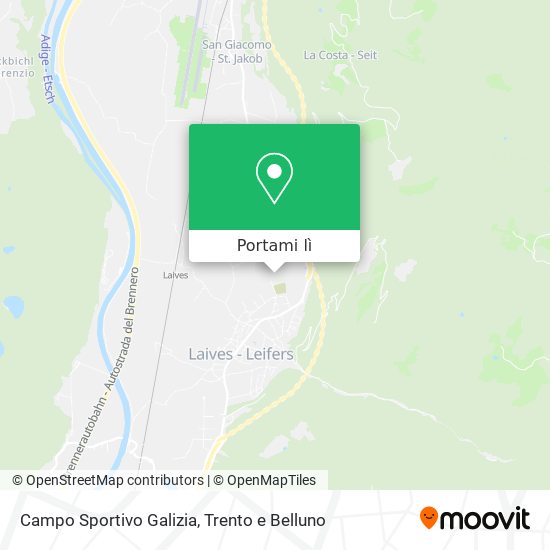 Mappa Campo Sportivo Galizia