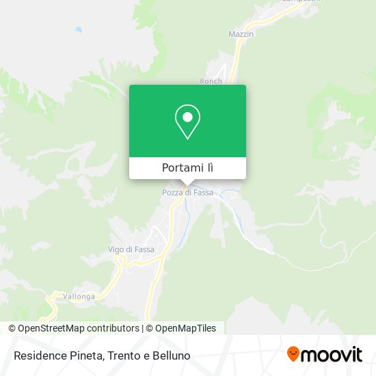 Mappa Residence Pineta