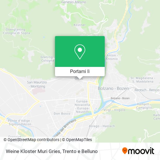 Mappa Weine Kloster Muri Gries