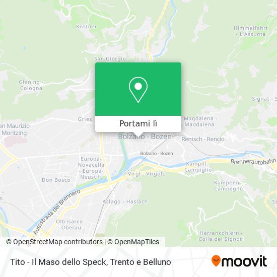 Mappa Tito - Il Maso dello Speck