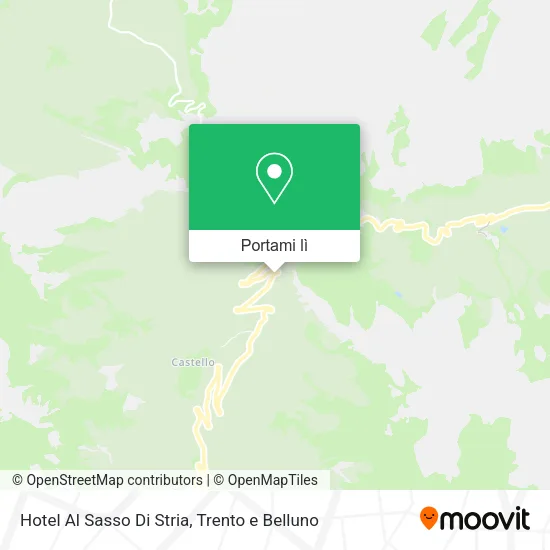 Mappa Hotel Al Sasso Di Stria