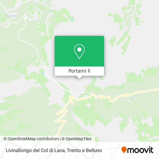 Mappa Livinallongo del Col di Lana