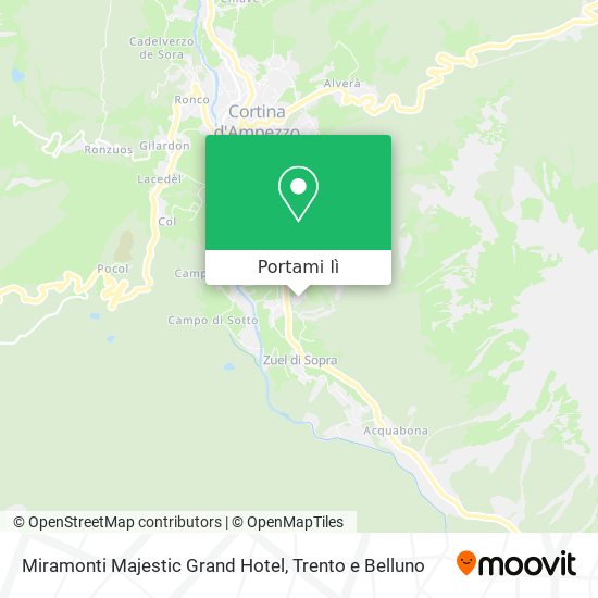 Mappa Miramonti Majestic Grand Hotel