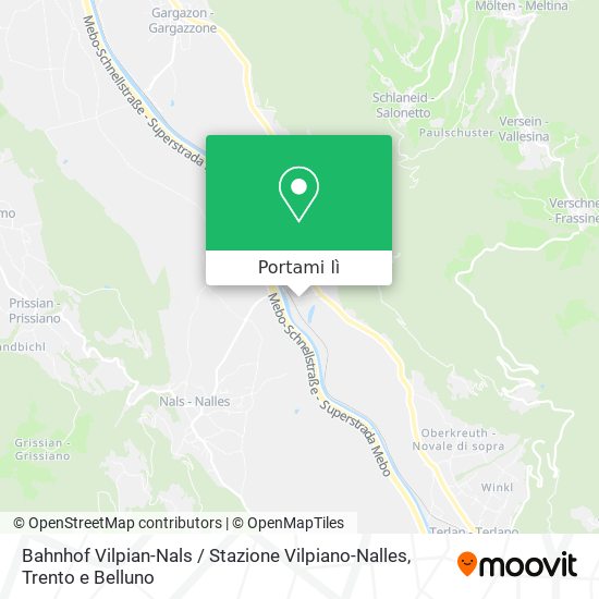 Mappa Bahnhof Vilpian-Nals / Stazione Vilpiano-Nalles