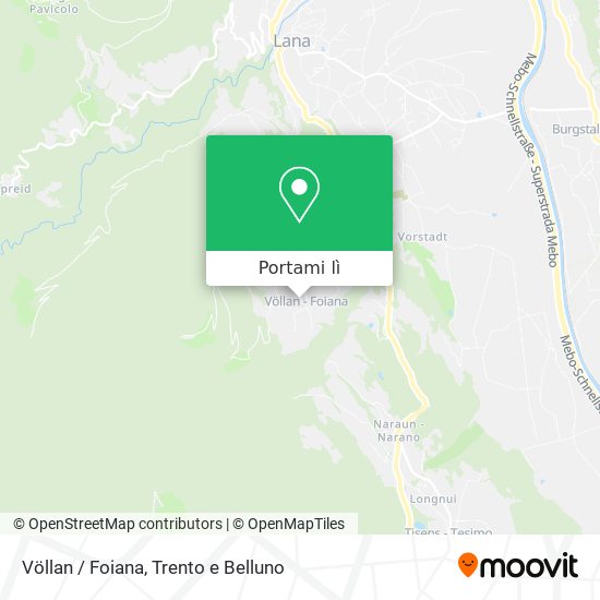 Mappa Völlan / Foiana