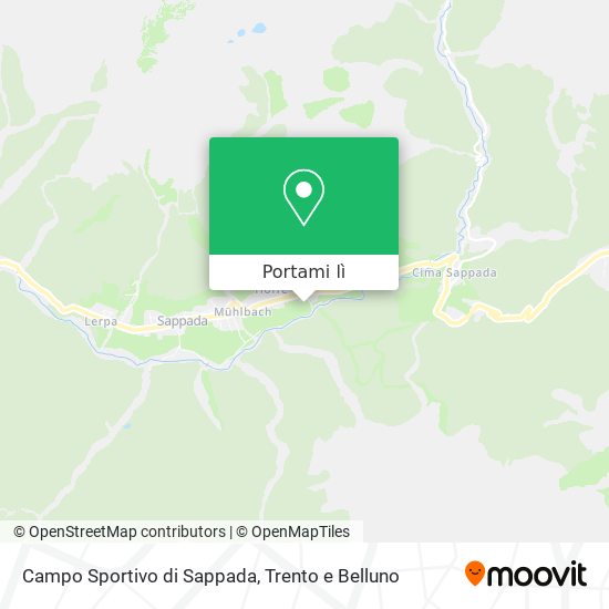Mappa Campo Sportivo di Sappada