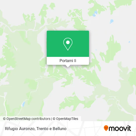 Mappa Rifugio Auronzo