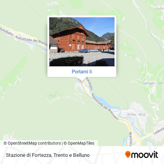 Mappa Stazione di Fortezza