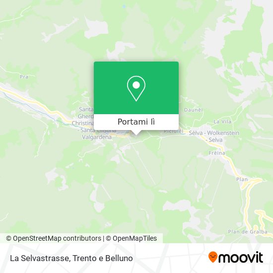 Mappa La Selvastrasse