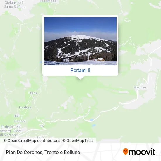 Mappa Plan De Corones