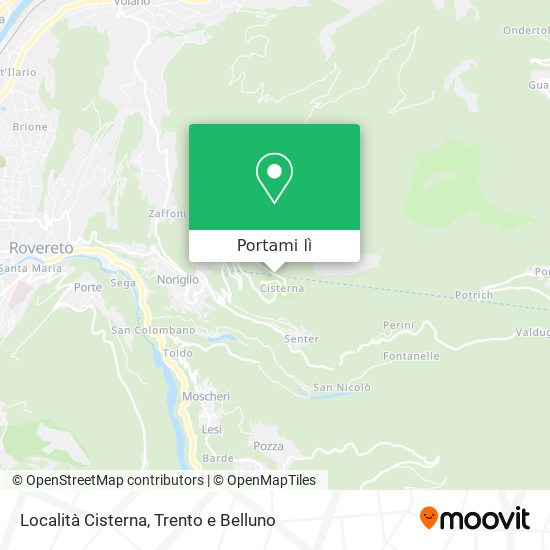 Mappa Località Cisterna