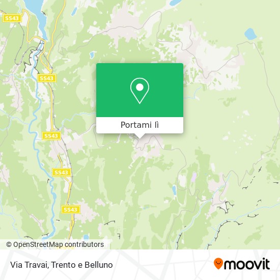 Mappa Via Travai