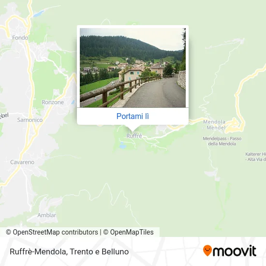 Mappa Ruffrè-Mendola