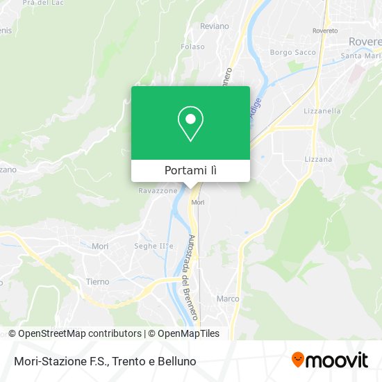Mappa Mori-Stazione F.S.
