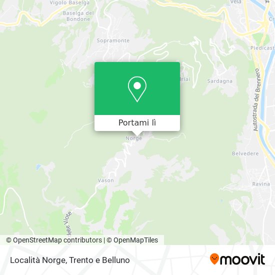 Mappa Località Norge