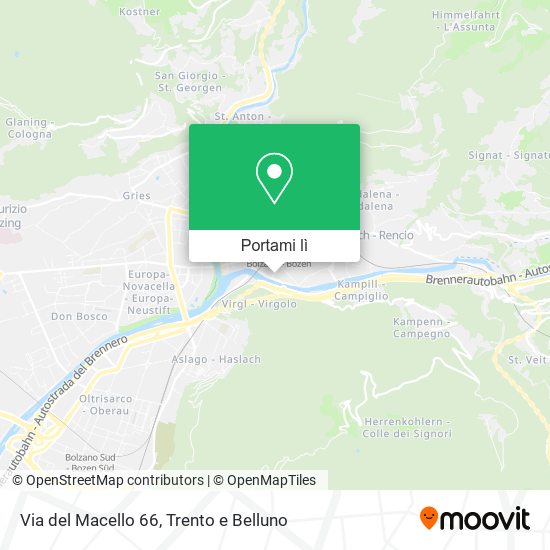 Mappa Via del Macello 66