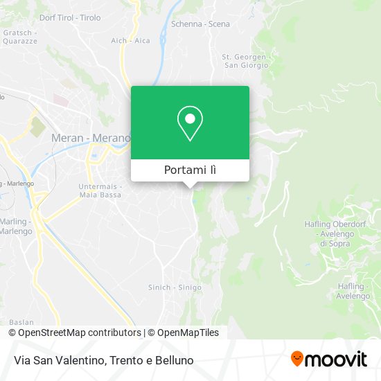 Mappa Via San Valentino
