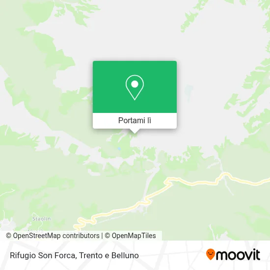 Mappa Rifugio Son Forca