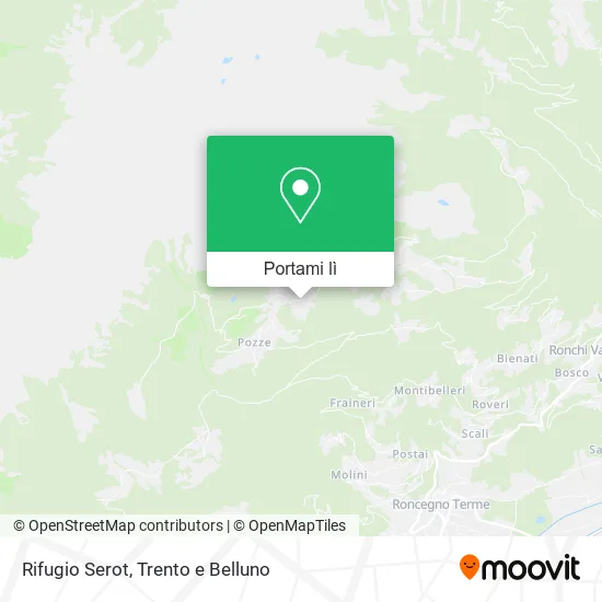 Mappa Rifugio Serot