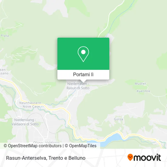 Mappa Rasun-Anterselva