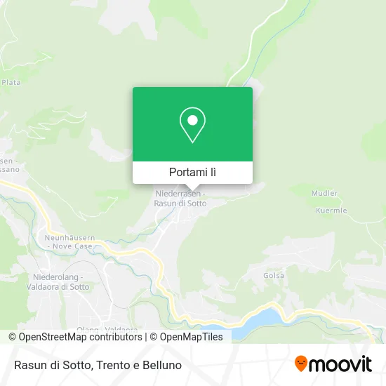 Mappa Rasun di Sotto