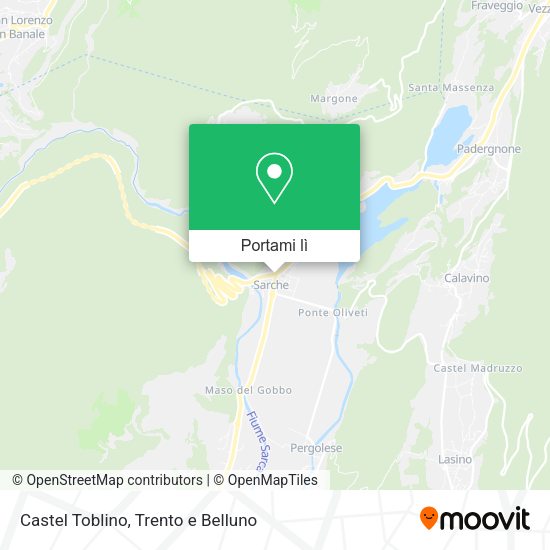 Mappa Castel Toblino