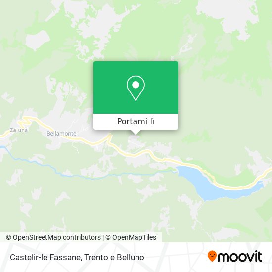Mappa Castelir-le Fassane