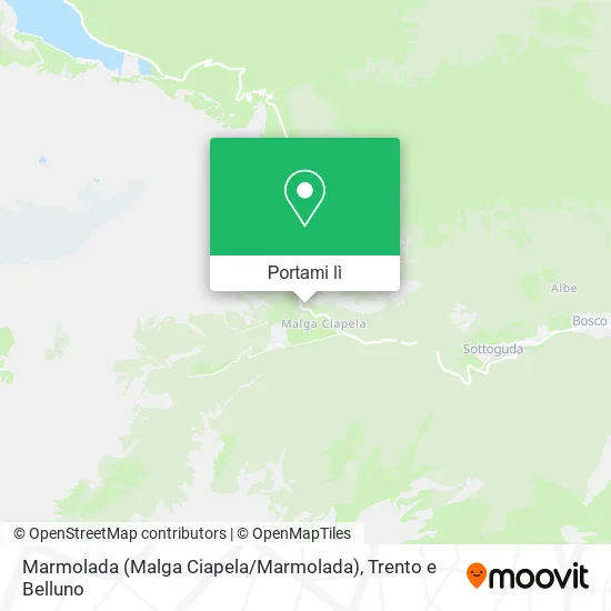 Mappa Marmolada (Malga Ciapela / Marmolada)