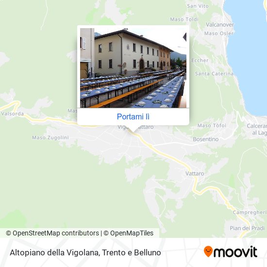 Mappa Altopiano della Vigolana