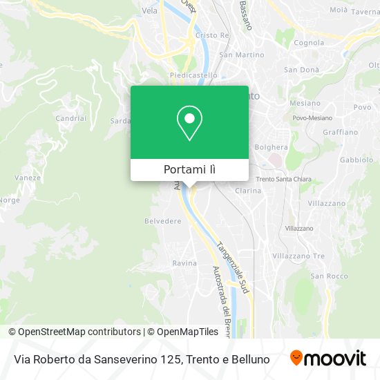Mappa Via Roberto da Sanseverino 125