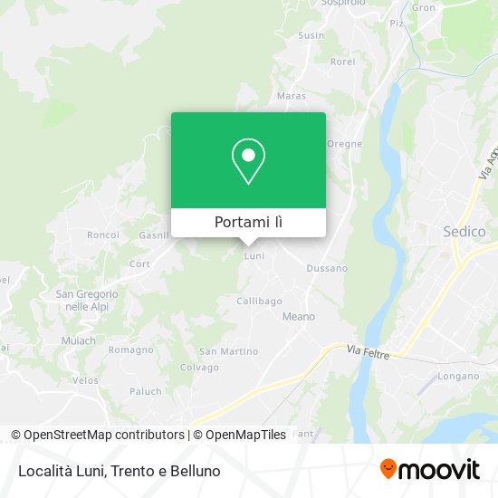 Mappa Località Luni