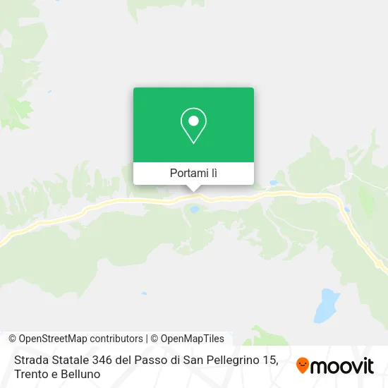 Mappa Strada Statale 346 del Passo di San Pellegrino 15