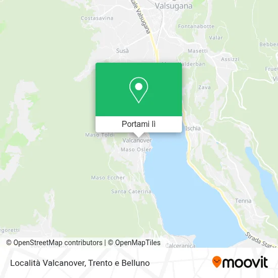Mappa Località Valcanover