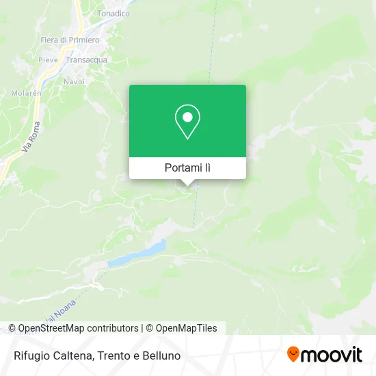 Mappa Rifugio Caltena