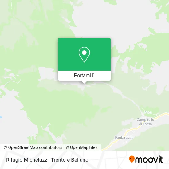 Mappa Rifugio Micheluzzi