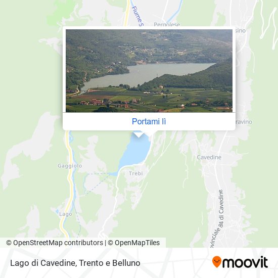 Mappa Lago di Cavedine