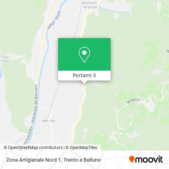 Mappa Zona Artigianale Nord 1