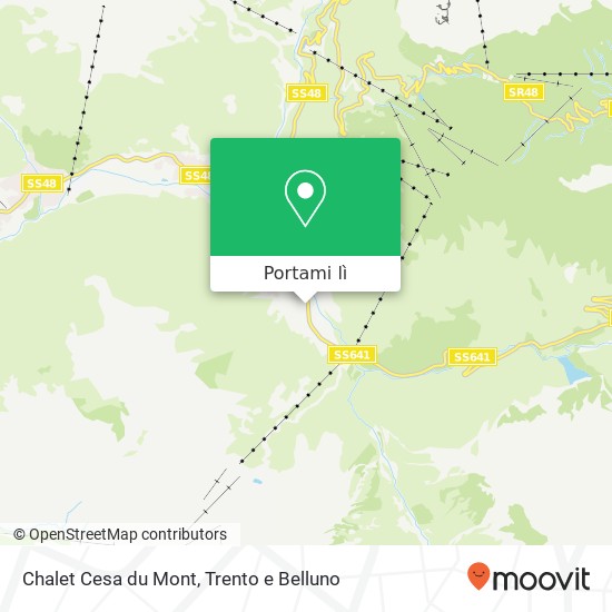 Mappa Chalet Cesa du Mont