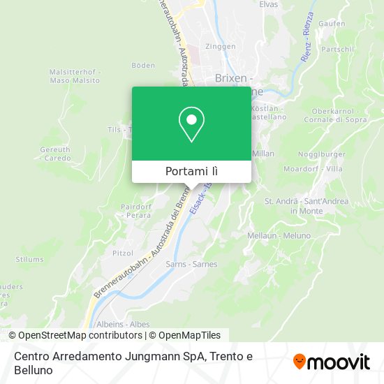 Mappa Centro Arredamento Jungmann SpA